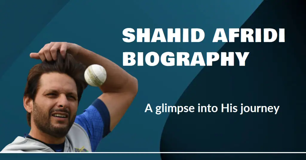 Shahid Afridi biography